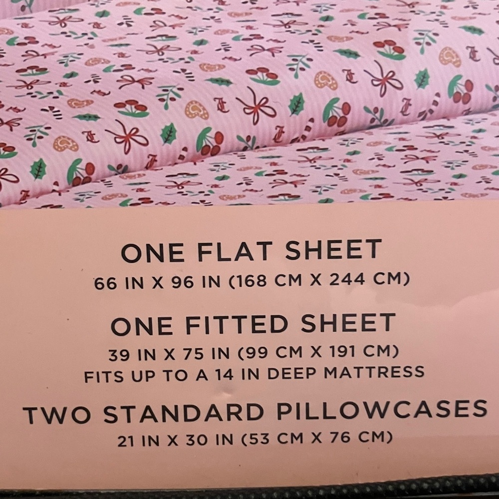 🎀Juicy Couture logo twin sheet set NWT NIP - Picture 6 of 7